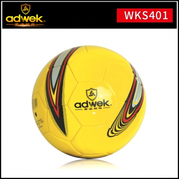 厂家热销 爱迪威克4号专业儿童足球 黄色TPU贴合训练足球WKS401