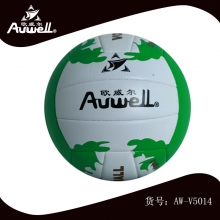 AUWELL欧威尔排球迷PVC机缝排球 沙滩训练比赛排球5# AW-V5014