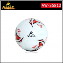 欧威尔5#比赛足球 AW-S5813白色镜面训练足球用品