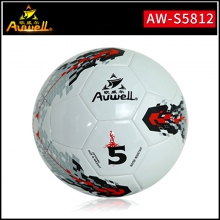 欧威尔AWS5812青少年训练足球 5#白色镜面比赛专用足球