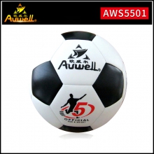 欧威尔AWS5501车缝5号足球 超耐磨学生比赛足球 成人训练专用