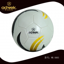 标准比赛用5号蜂窝纹PU足球 爱迪威克WK-S605白色训练足球