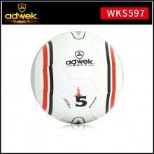 精品标准5号足球 爱迪威克WKS597白色镜面比赛用足球