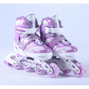 捷豹B22-小号（紫色）套装溜冰鞋闪光