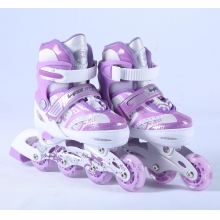 捷豹B22-小号（紫色）套装溜冰鞋闪光